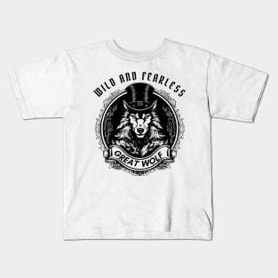 Great Wolf | Wild and Fearless Kids T-Shirt